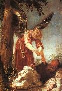 Juan Antonio Escalante An Angel Awakens the Prophet Elijah oil painting picture wholesale